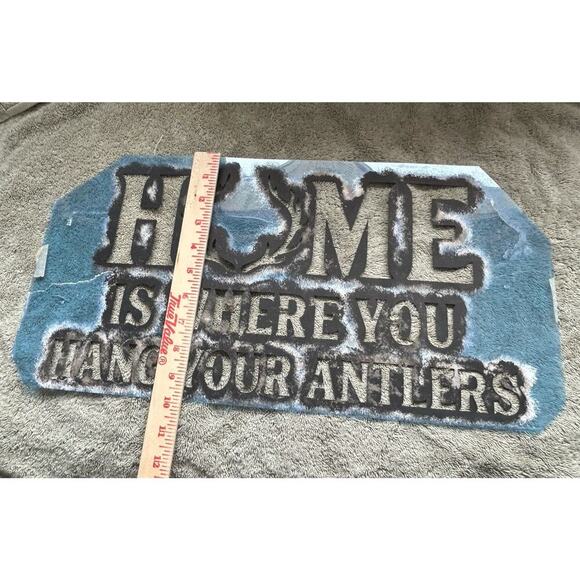 5 Large Reusable Mylar Stencils With Sayings - Used- Hunting Family Porch Signs - Picture 4 of 10